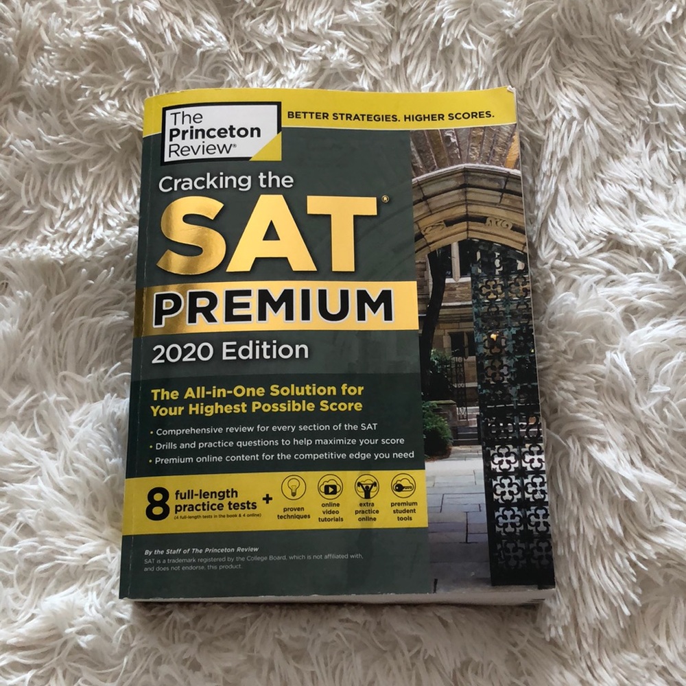 Premium Princeton Review SAT prep book